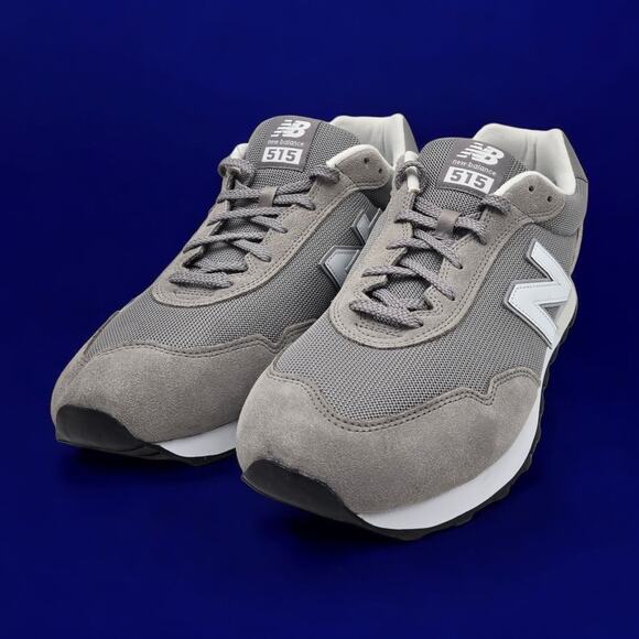 New Balance 515 (ML515GR3) Mens Sneakers Shoe Sz 14 Wide 4E Grey White Cushioned main image 12